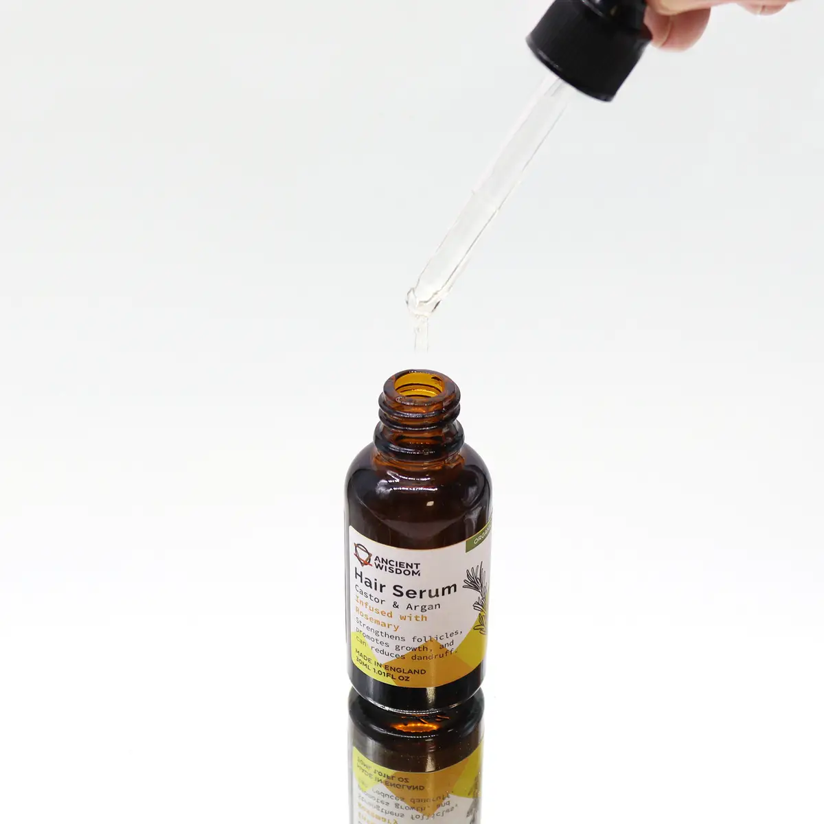 Ekologiskt hårserum med rosmarin 30 ml - produktbild 3