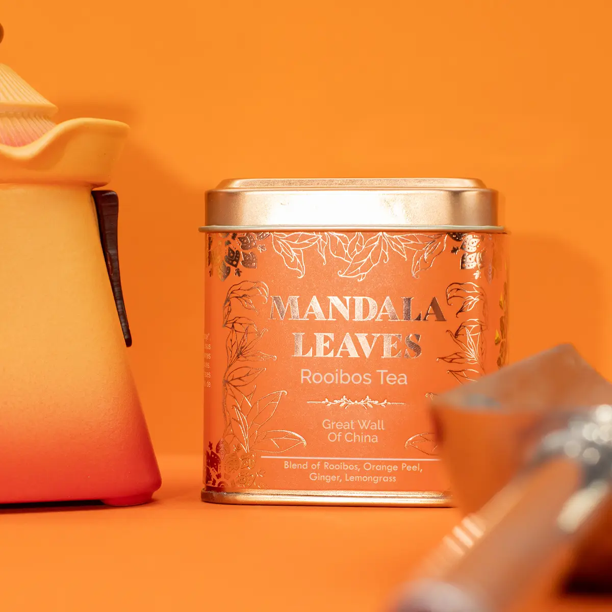 Ekologiskt Rooibos-te Mandala Leaves 50 g - produktbild 6