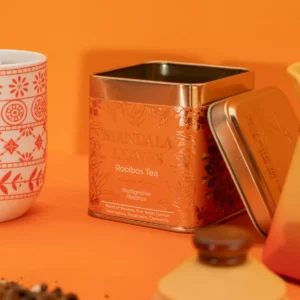 Ekologiskt rooibos-te med örter i burk 50 g - produktbild 3