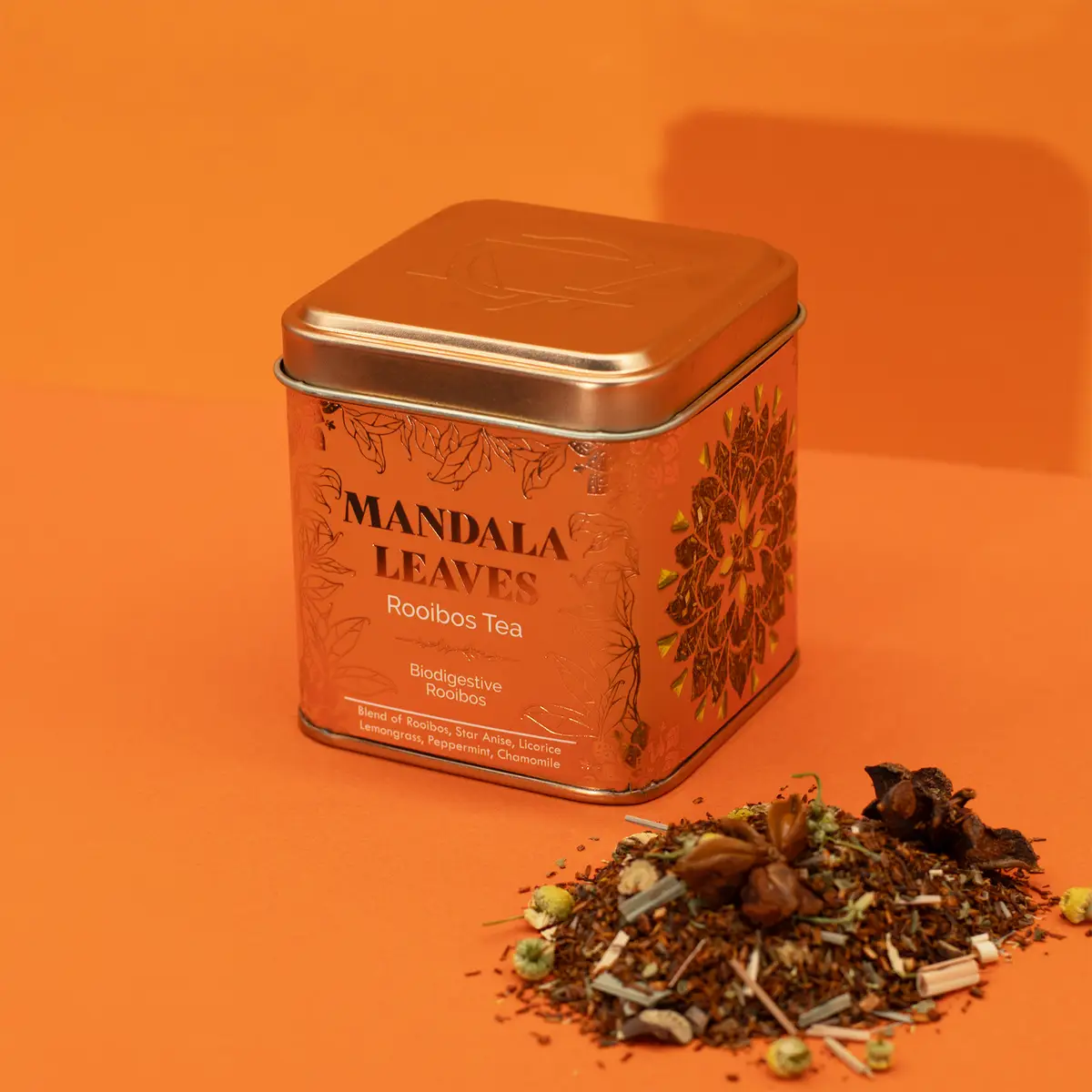 Ekologiskt rooibos-te med örter i burk 50 g - produktbild 7