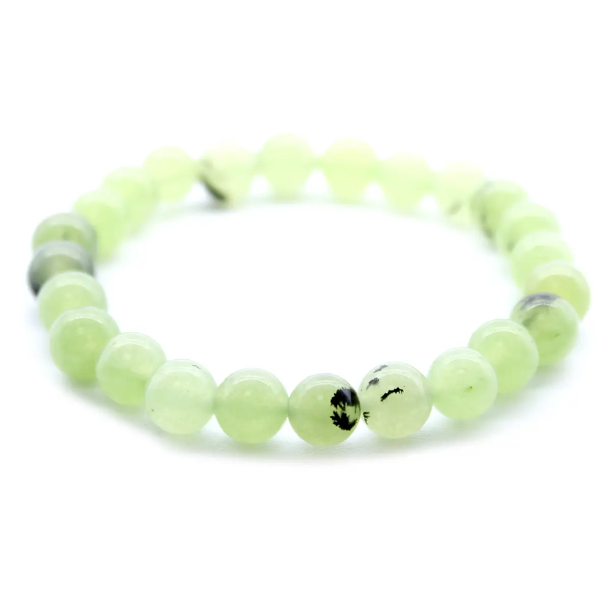 Energiarmband i jade med elastisk passform - produktbild 3