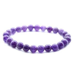 Energiarmband med ametist och stretch - produktbild 6