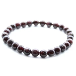Energiarmband med blodgranat och stretch - produktbild 3