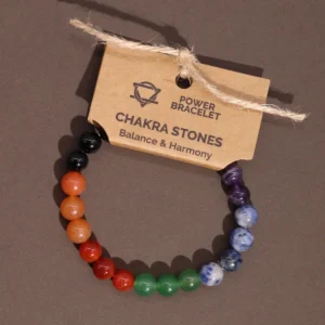 Energiarmband med chakrastenar - produktbild 3