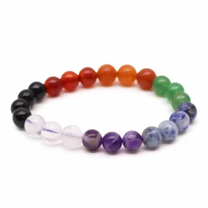 Energiarmband med chakrastenar - produktbild 5