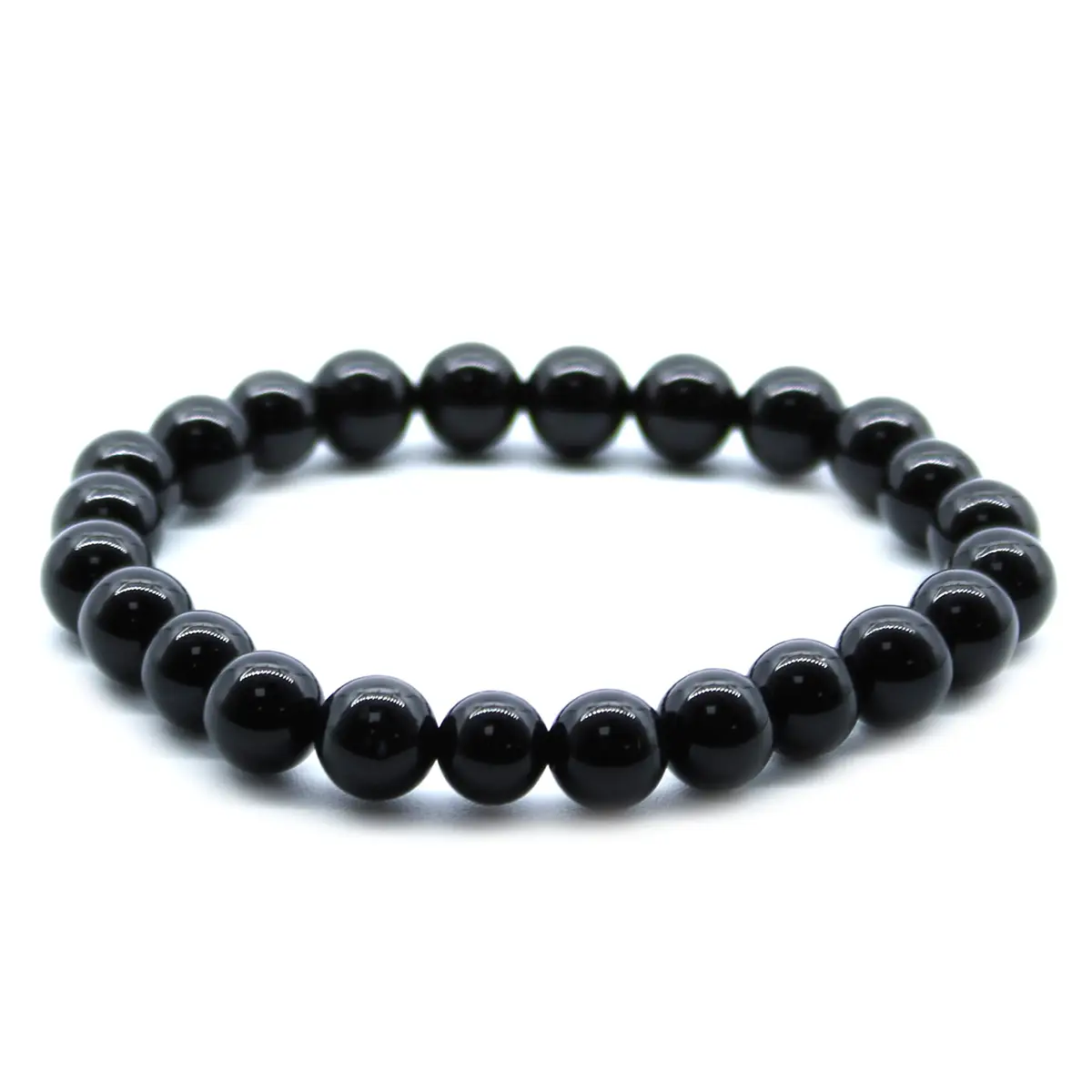 Energiarmband med svart agat - produktbild 3
