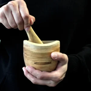 Ergo Teak Mortel och Stötkavel liten - produktbild 2