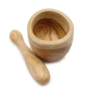 Ergo Teak Mortel och Stötkavel liten - produktbild 3