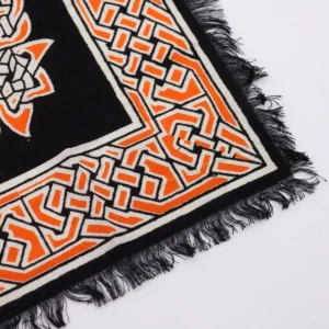 Esoterisk altarduk med fransar och jordmodermotiv i bomull 50x50 cm - produktbild 2