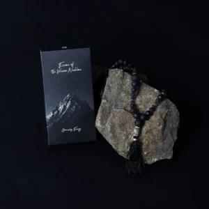 Essence of the Volcano halsband i lavasten med Buddha och tofs - produktbild 4