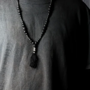 Essence of the Volcano halsband i lavasten med Buddha och tofs - produktbild 5