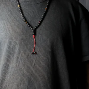 Essence of the Volcano halsband i lavasten med tigeröga - produktbild 4