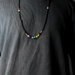 Essence of the Volcano halsband med lavasten och chakrabeads för känslomässig balans - produktbild 6