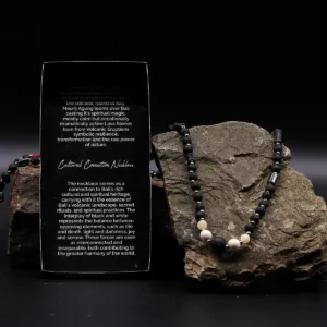 Essence of the Volcano halsband med lavasten och howlit - produktbild 3