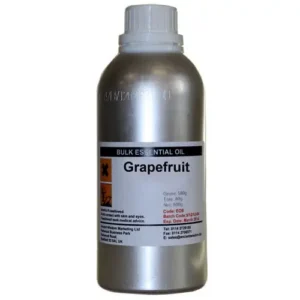 Flaska med eterisk grapefruktolja i storpack