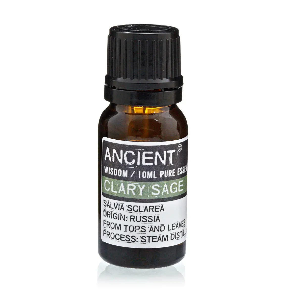 Flaska med eterisk olja av klarysalvia 10 ml