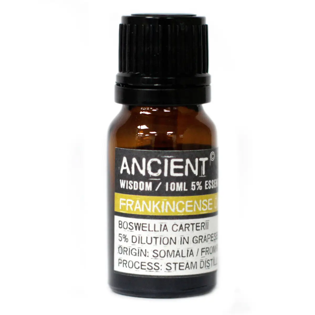 Flaska med 10 ml utspädd Frankincense eterisk olja