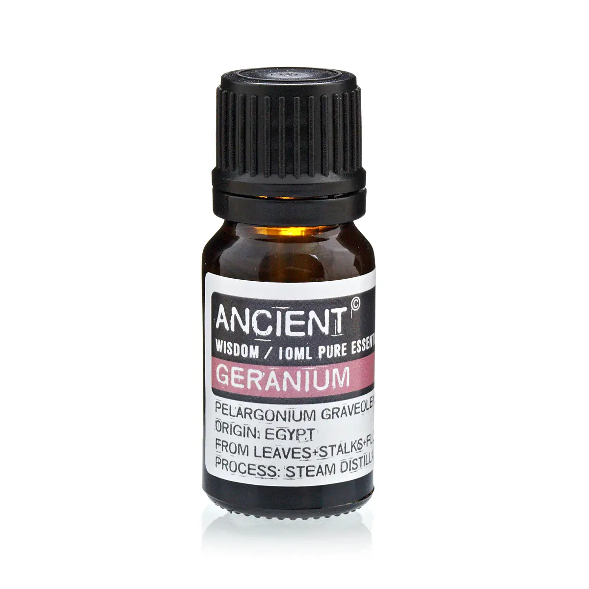 Flaska med eterisk olja geranium 10 ml från Egypten