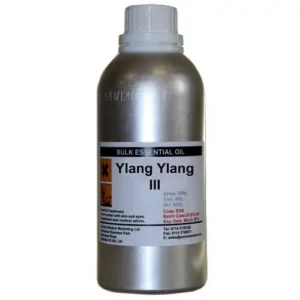 Aluminiumflaska med eterisk olja Ylang Ylang III 0,5 kg
