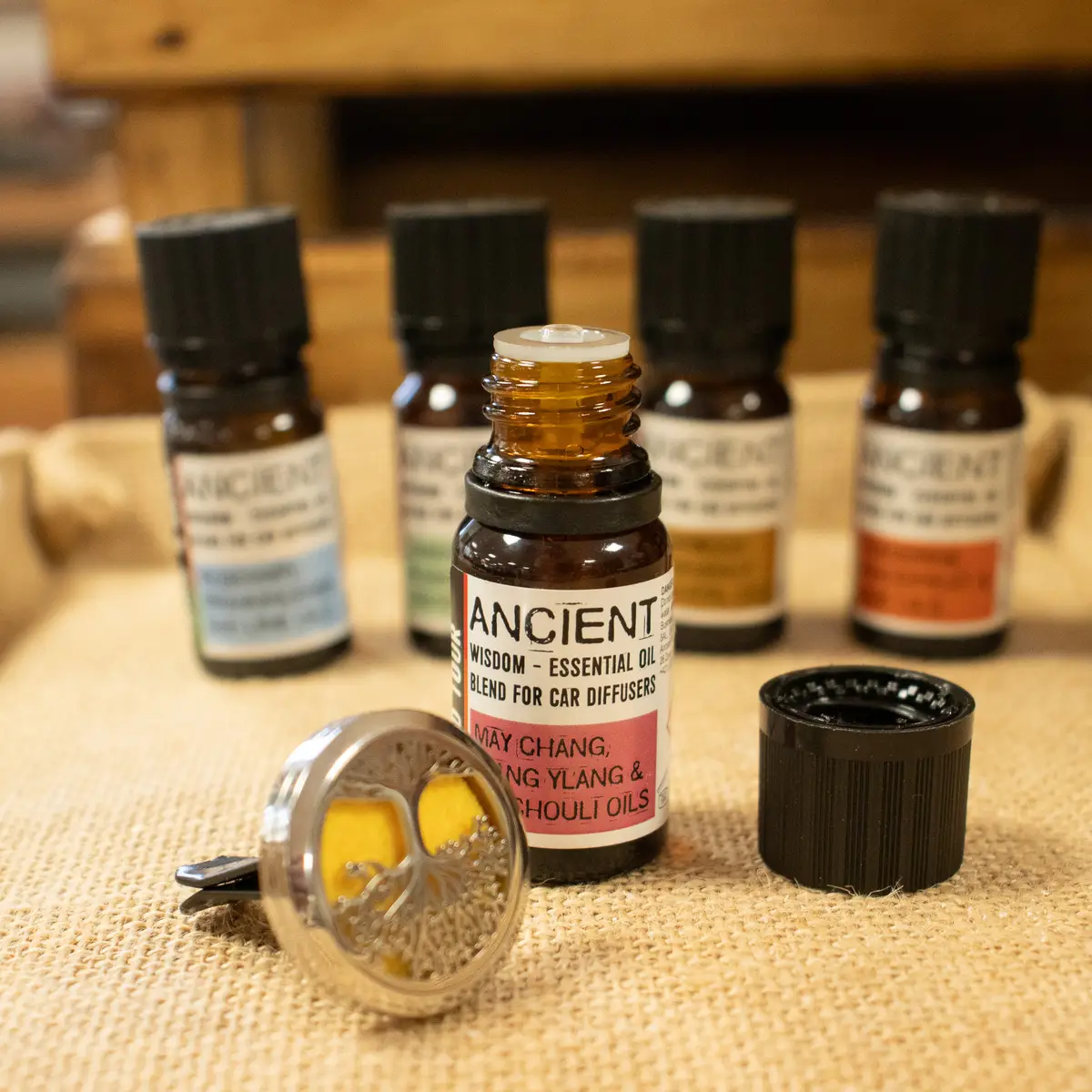 Eterisk oljeblandning för bil doftspridare 10 ml – Lång bilresa - produktbild 9