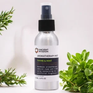Eterisk oljemist 100 ml med timjan och mynta - produktbild 2