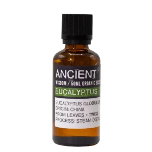 Flaska med ekologisk eukalyptus eterisk olja 50 ml