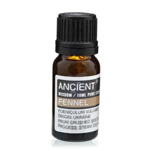 Flaska med eterisk fänkålsolja 10 ml med svart lock