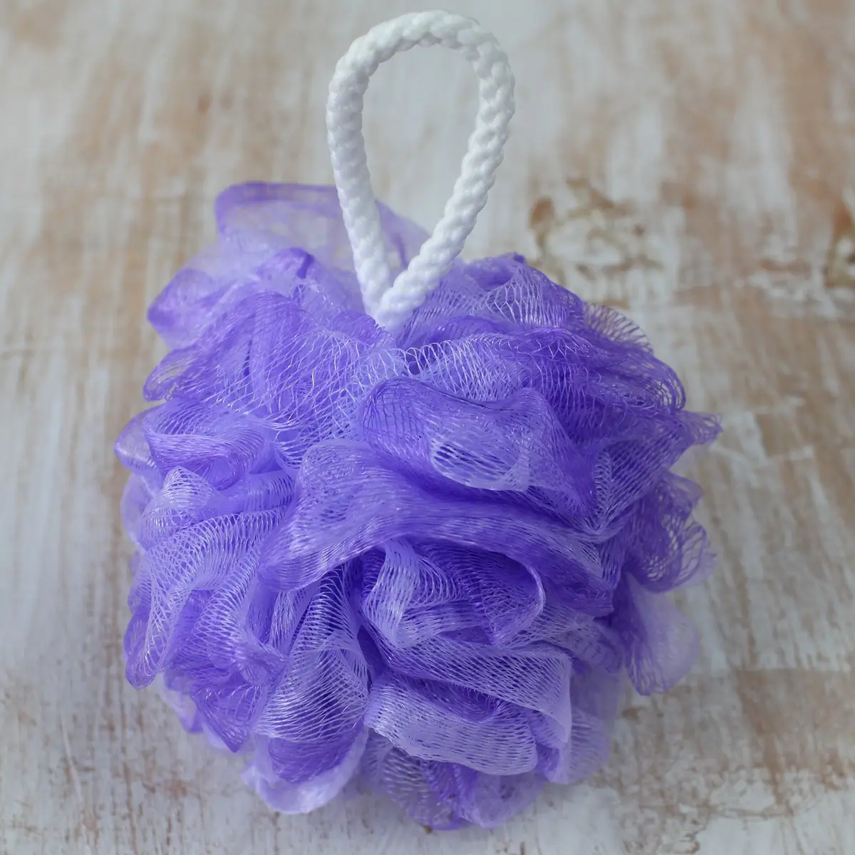 Färgglada badsvampar i nät 4-pack - produktbild 3