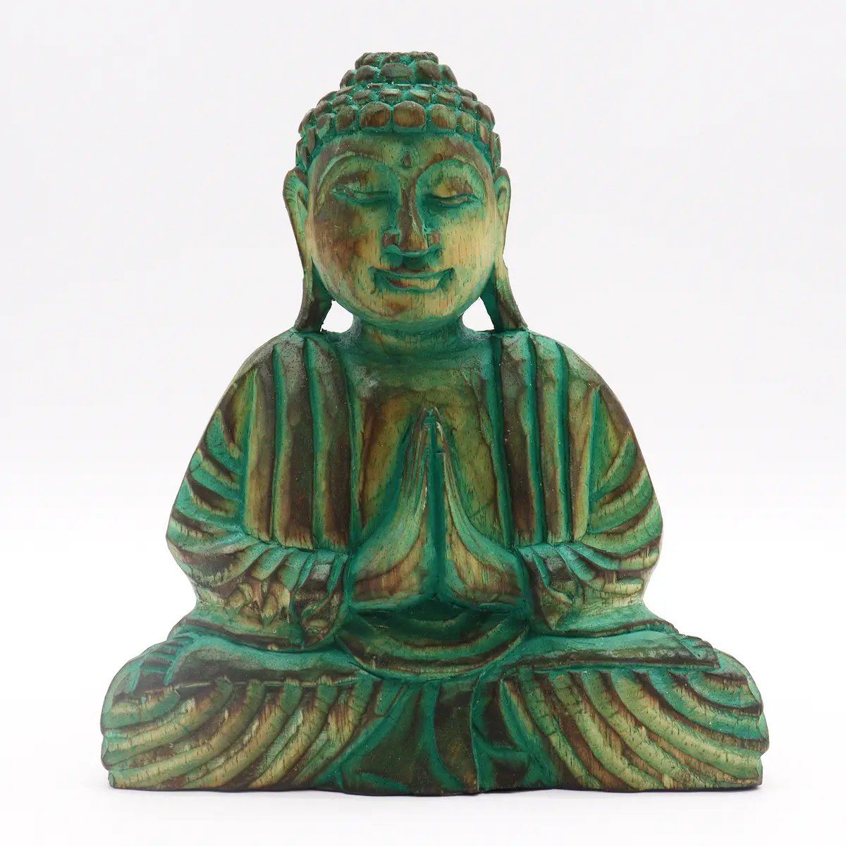 Feng Shui Buddha-set med mandala i grön färg - produktbild 4