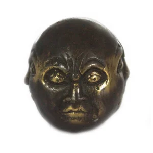 Fengshui-figur i mässing med fyra ansikten 4,5 cm - produktbild 4