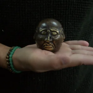 Fengshui-figur i mässing med fyra ansikten, 6 cm - produktbild 2