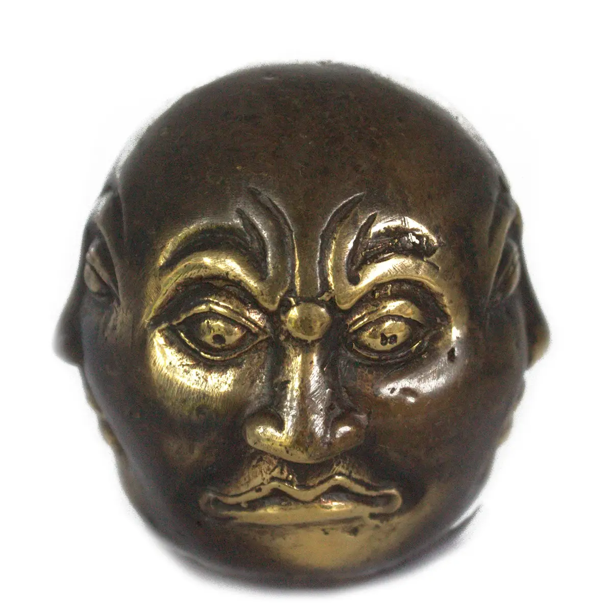 Fengshui-figur i mässing med fyra ansikten, 6 cm - produktbild 3