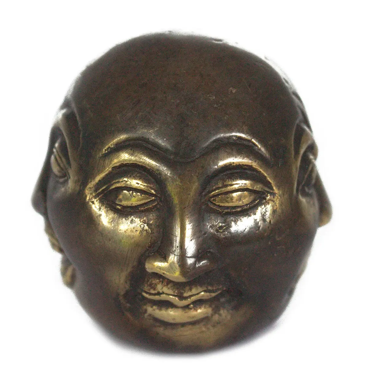 Fengshui-figur i mässing med fyra ansikten, 6 cm - produktbild 4