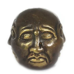 Fengshui-figur i mässing med fyra ansikten, 6 cm - produktbild 5