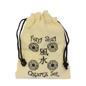 Fengshui-set med naturliga kvartsstenar - produktbild 2