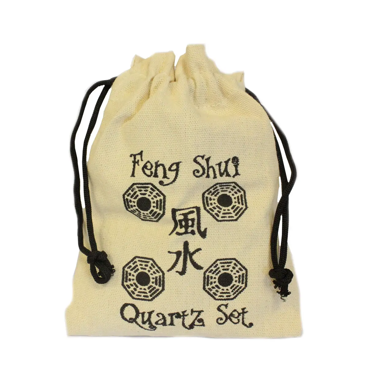Fengshui-set med naturliga kvartsstenar - produktbild 2