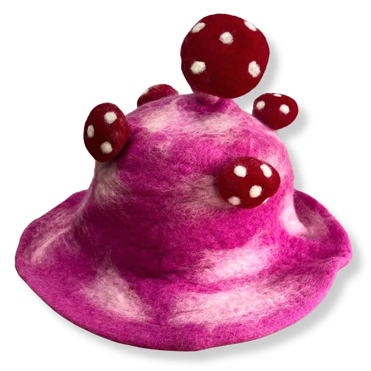 Filtad svamphatt i chockrosa - produktbild 3