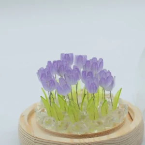 Floral Glow Trädgårdskupol med 20 LED-tulpaner USB - produktbild 4