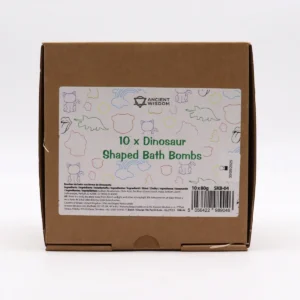 Formad badbomb dinosaurie med blåbärsdofter 80 g - produktbild 4