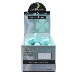 Formade Gästhandsåper i Hjärtform med Lotusdoft, 10-pack - produktbild 3
