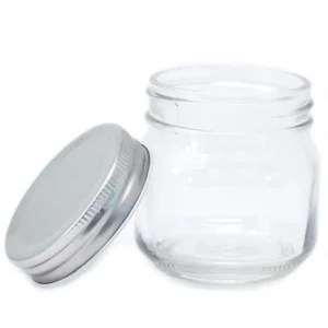 Glasburk med fyra sidor och skruvlock, 170 ml - produktbild 2