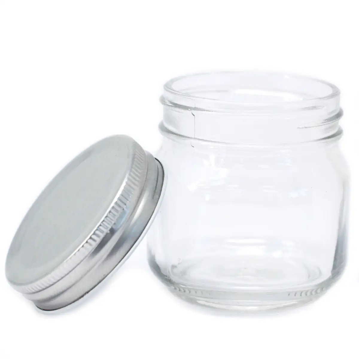 Glasburk med fyra sidor och skruvlock, 170 ml - produktbild 2