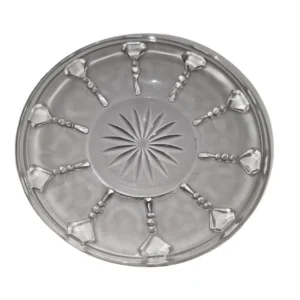 Glasfat reservdel till oljebrännare 12 cm diameter - produktbild 2