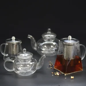 Glaskanna med infuser för te 550 ml - produktbild 4