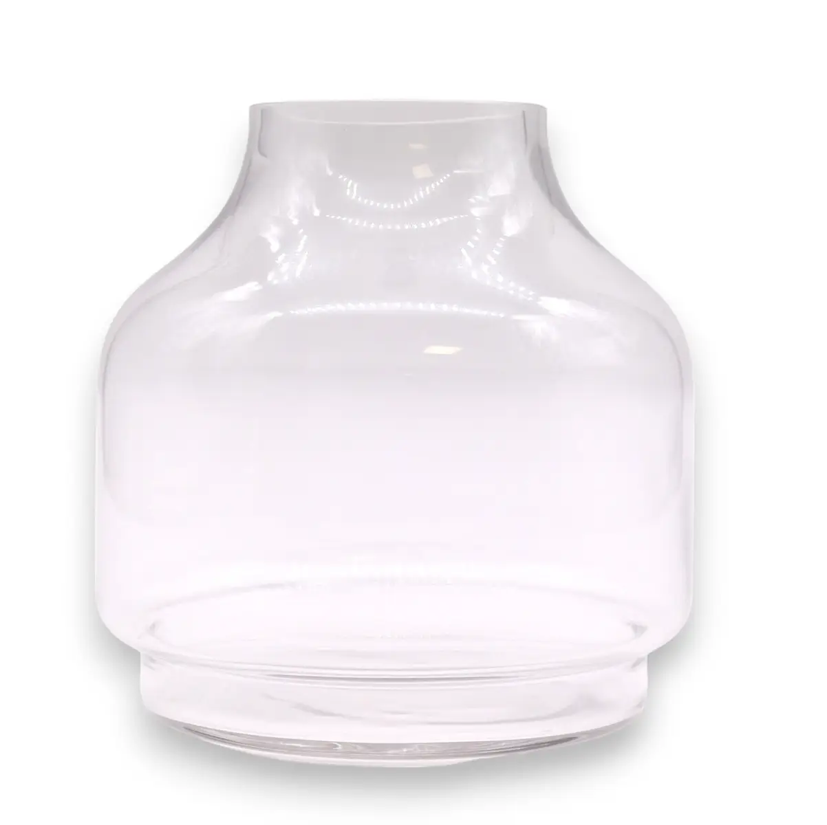 Glasterrarium med rund topp på mörkt trästativ 17x22 cm - produktbild 2