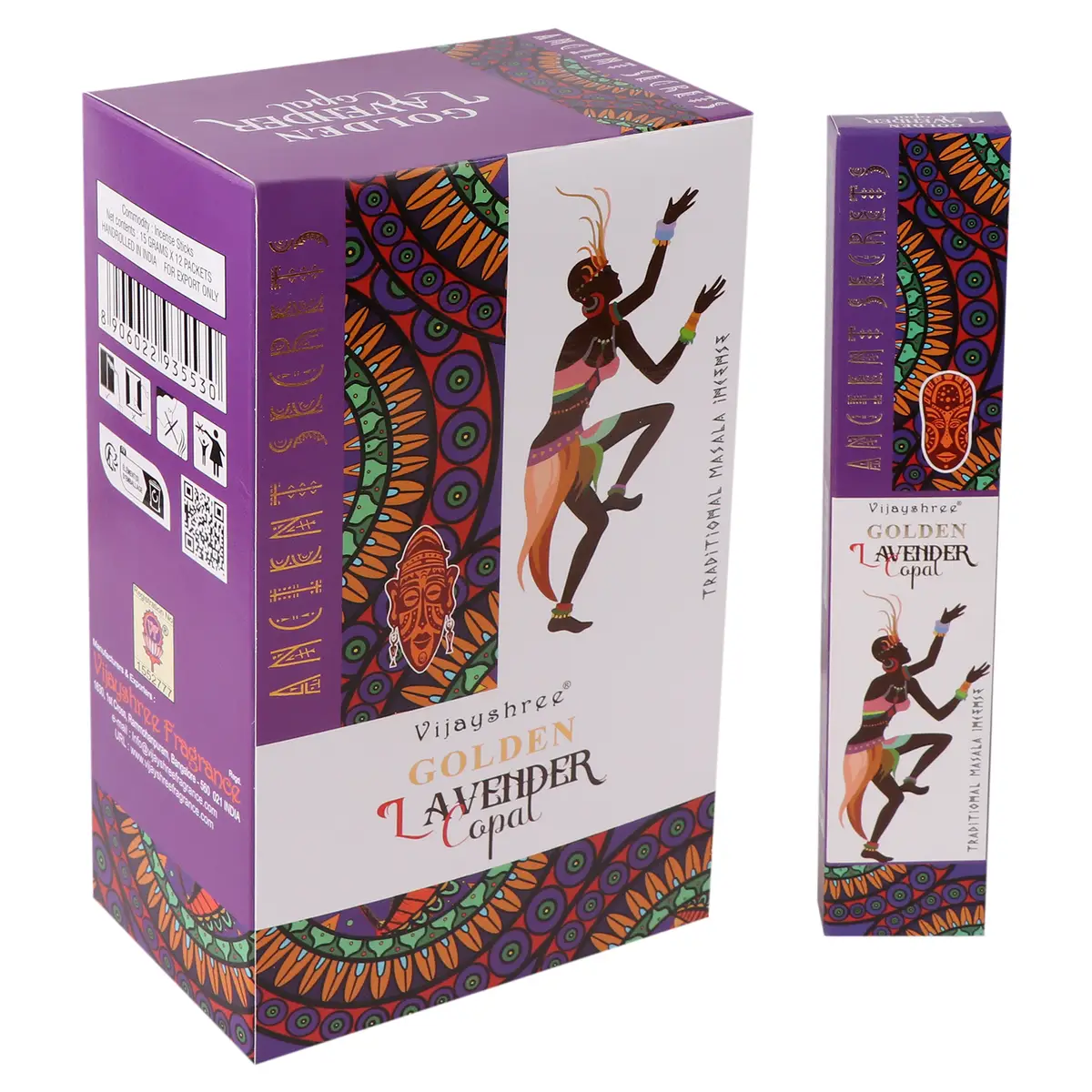 Golden Copal Rökelsepinnar med Lavendel 15 g - produktbild 3