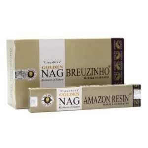 Golden Nag rökelsepinnar med Amazonharts Breuzinho 15 g - produktbild 2