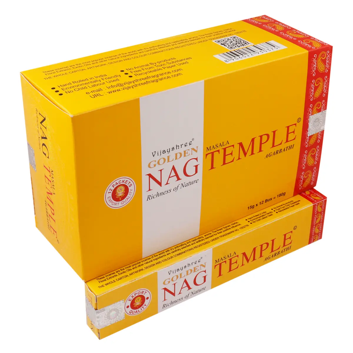 Golden Nag Temple rökelsepinnar 15 g - produktbild 2