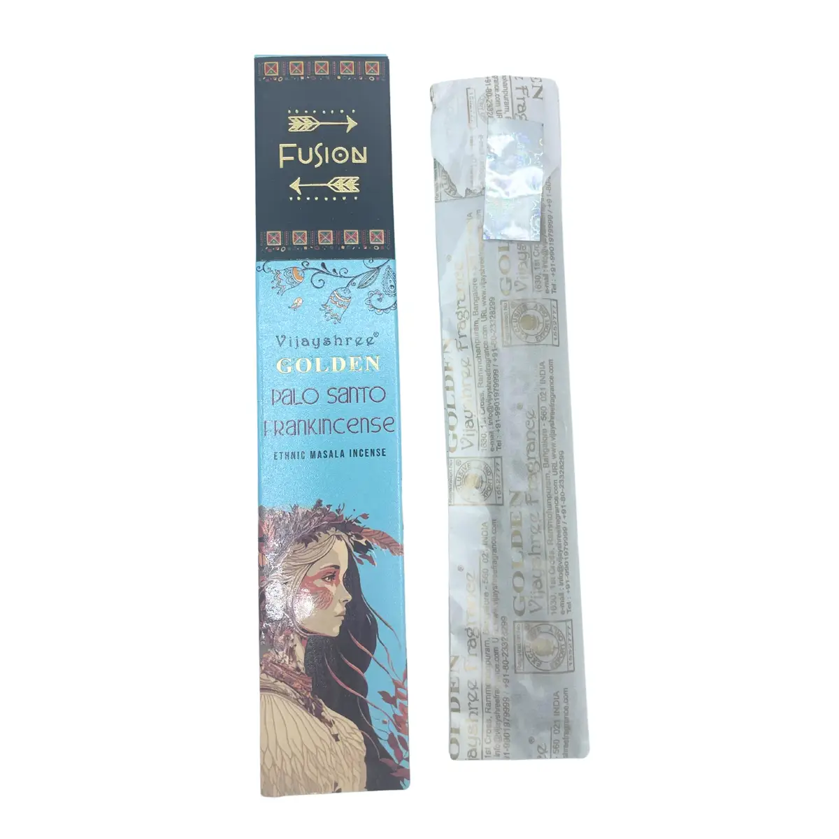 Golden Palo Santo och Frankincense rökelsepinnar 15 g - produktbild 4