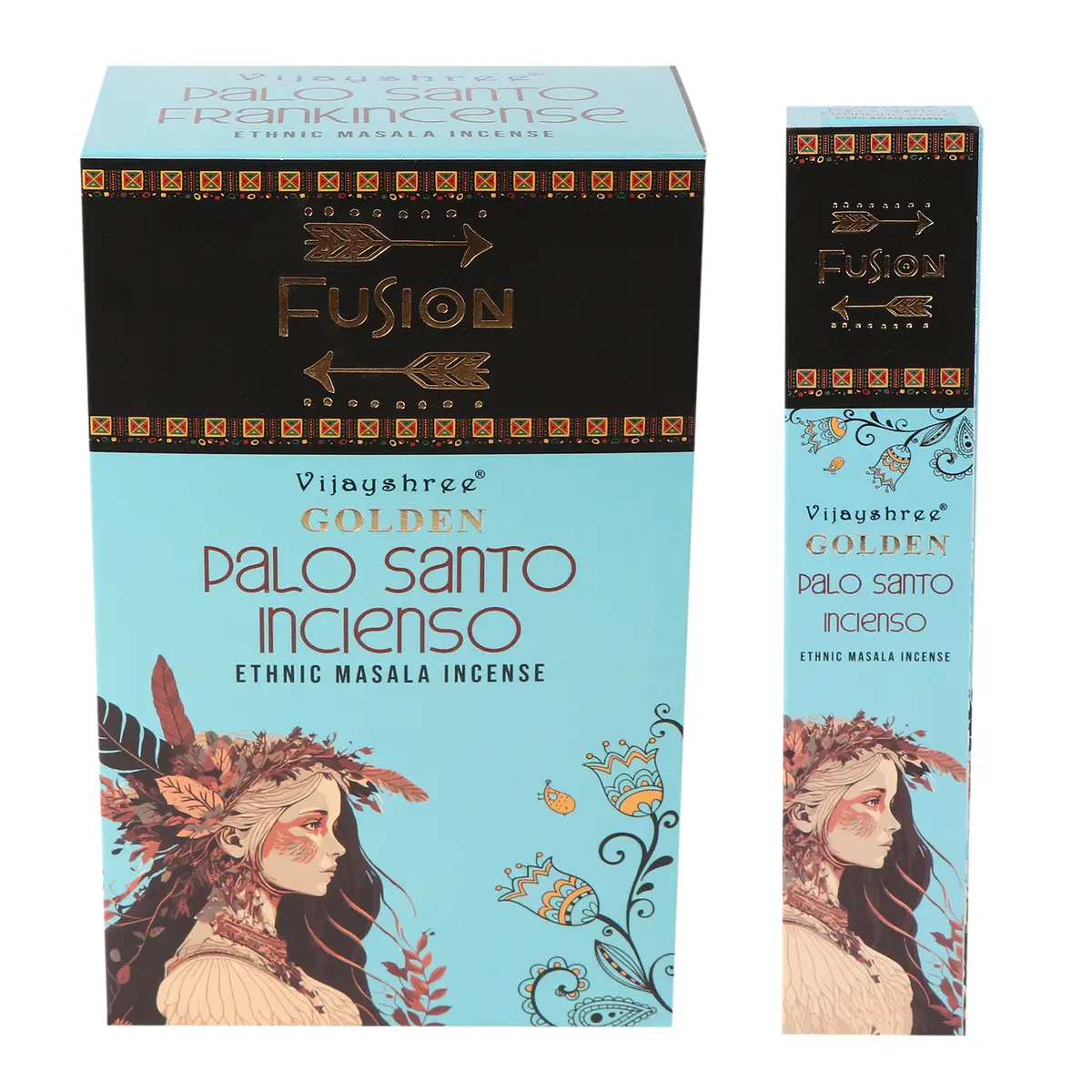 Golden Palo Santo och Frankincense rökelsepinnar 15 g - produktbild 5